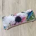 Zestaw piórnik i kosmetyczka - kwiaty