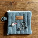 Mini kosmetyczka - niebieska