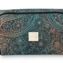 Wodoodporna duża kosmetyczka kuferek Mehndi - ręcznie szyta