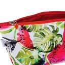 Kosmetyczka damska welurowa etui do torebki organizer do torby duża kosmetyczka arbuzy