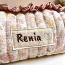 Ręcznie robiona kosmetyczka do torebki i na wyjazd