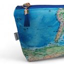 Kosmetyczka damska organizer do torebki saszetka duża damska kosmetyczka etui do torby mapa