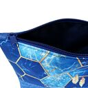 Kosmetyczka damska organizer do torebki saszetka duża damska kosmetyczka etui do torby heksagony