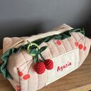 Personalizowana kosmetyczka z imieniem i zawieszką