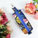 Małe etui na klucze drobiazgi przywieszka KOLOROWA ŁĄKA