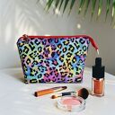 Kosmetyczka damska wodoodporna kolorowe cętki KW023