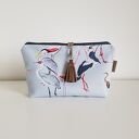 Kosmetyczka MINI Czaple i Żurawie & Frędzelek Washpapa - Od ręki