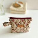 Mini kosmetyczka w kwiaty - etui na szminkę i drobiazgi