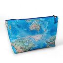 Kosmetyczka damska organizer do torebki saszetka duża damska kosmetyczka etui do torby mapa