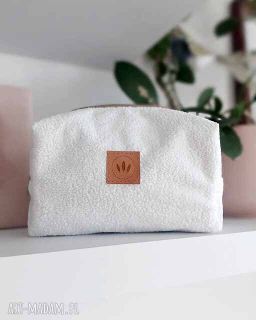 MIDI KOSMETYCZKA 'FROTTE' BIAŁA