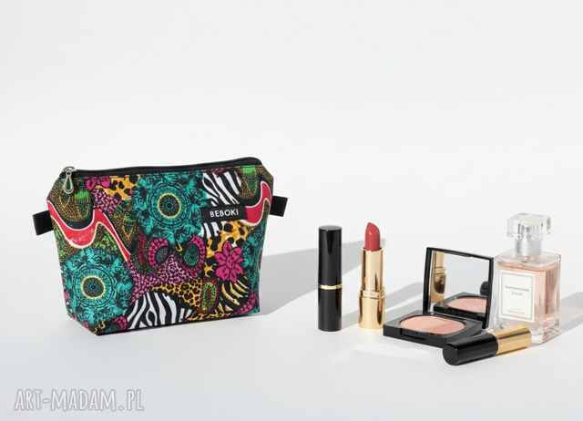 Kosmetyczka BEBOKI „Africa” - rozmiar: M (22×15×7 cm)