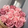 oryginał kosmetyczki box flowers with soap 13 roses prezent