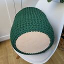 Duży kosz z grubego sznurka bawełnianego " Simply Wave"