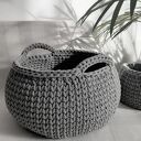 Koszyk ze sznurka bawełnianego