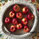 Taca boho, kosz, koszyk ze sznurka ze złotym akcentem, średnica 37 cm