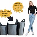 Szerokie pudełko, wysoki kosz - z uszami