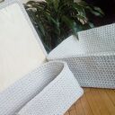 Komplet 3 dużych koszy handmade z beżowego sznurka - rękodzieło Arte Dania