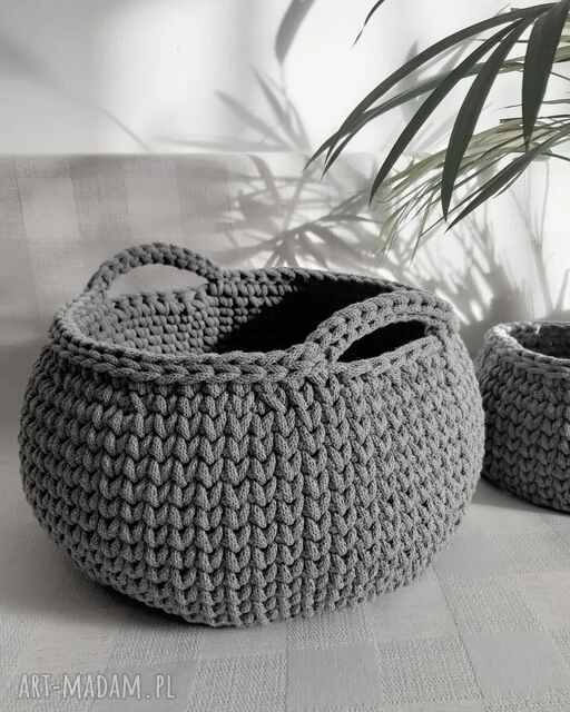 Koszyk ze sznurka bawełnianego