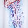 Gabriela Krawczyk niekonwencjonalne koszulka meduza bawełniana biała s/m bawełna bluzka