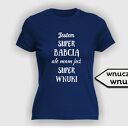 Koszulka z nadrukiem od wnuków, wnuka, wnuczki, prezent, najlepsza babcia, dzień