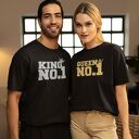 KOMPLET KOSZULEK NA WALENTYNKI - King i Queen