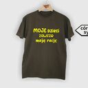 Koszulka z nadrukiem dla taty, prezent dzień ojca, od dzieci, syna, córki, najlepszy