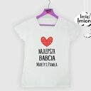 Koszulka z nadrukiem dla babci, od wnuków, prezent babcia