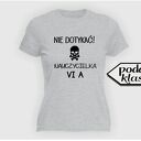 Koszulka z nadrukiem, prezent na dzień edukacji, super nauczycielka, koniec