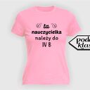 Koszulka z nadrukiem, prezent na dzień edukacji, super nauczycielka, koniec
