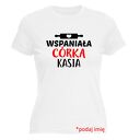 Koszulka z nadrukiem dla córki, najlepsza córcia, prezent córeczki na urodziny
