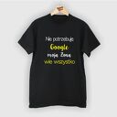 Koszulka z nadrukiem męża, super mąż, prezent od żony