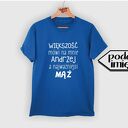 Koszulka z nadrukiem męża, super mąż, prezent od żony