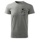 Tatra Art by Oliwia Wysocka - t-shirt męski szary wschód słońca nad Tatrami autorskie