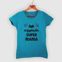 Koszulka z nadrukiem ciążowym, dla kobiety w ciąży, mama