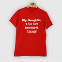 Koszulka z nadrukiem dla taty, prezent dzień ojca, od dzieci, syna, córki, najlepszy