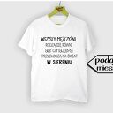 Koszulka z nadrukiem męża, super mąż, prezent od żony