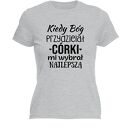 Koszulka z nadrukiem dla córki, najlepsza córcia, prezent córeczki na urodziny