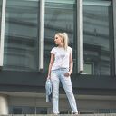 T-shirt Lonely Shape Grey - rozmiar M
