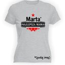 z nadrukiem, prezent dzień matki, od dzieci, syna, córki, najlepsza mama