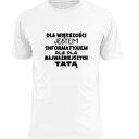 Koszulka z nadrukiem dla informatyka, prezent najlepszy, programista, komputer