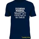 Koszulka z nadrukiem dla dziadka, prezent najlepszy dziadek, urodziny, święta