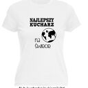 Koszulka z nadrukiem dla kucharki, prezent najlepsza, gotowanie, urodziny