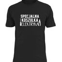 Koszulka z nadrukiem dla elektryka, prezent najlepszy elektryk, do pracy, urodziny