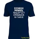 Koszulka z nadrukiem dla dziadka, prezent najlepszy dziadek, urodziny, święta