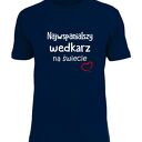 z nadrukiem dla wędkarza, prezent najlepszy wędkarz, wędkarstwo, koszulki, urodziny