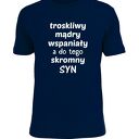 Koszulka z nadrukiem dla syna, synów, najlepszy syn, prezent na urodziny od rodziców