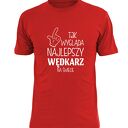 z nadrukiem dla wędkarza, prezent najlepszy wędkarz, wędkarstwo, koszulki, urodziny