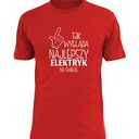 Koszulka z nadrukiem dla elektryka, prezent najlepszy elektryk, do pracy, urodziny