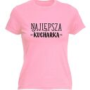 Koszulka z nadrukiem dla kucharki, prezent najlepsza, gotowanie, urodziny