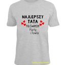 Koszulka z nadrukiem, prezent dzień ojca, od dzieci, syna, córki, najlepszy tata